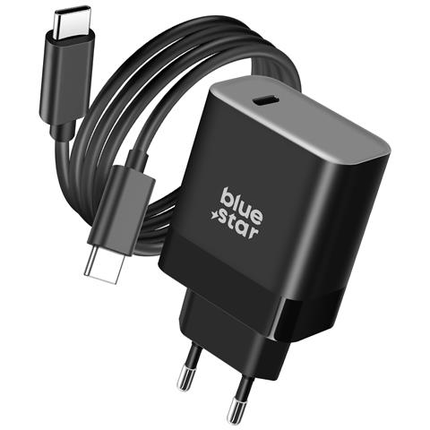 Caricabatterie Usb-c 45w Power Delivery Compatto Con Cavo Usb-c, Nero - Foto 1