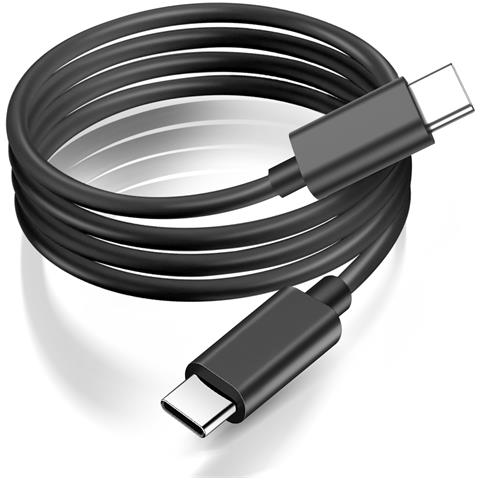 Caricabatterie Usb-c 45w Power Delivery Compatto Con Cavo Usb-c, Nero - Foto 5