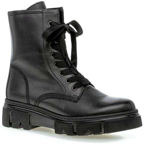 Black Casual Closed Booties Stivaletti Pelle Scarpe Donna Nero Eu 36, 31730-27 - Foto 1