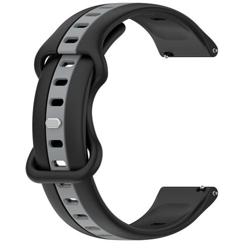 Cinturino Per Orologio Bicolore Black+grey 20 Mm - Foto 1