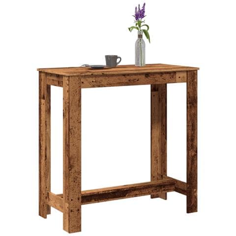 Tavolo Da Bar Legno Antico 102x50x103,5 Cm In Legno Multistrato - Foto 1