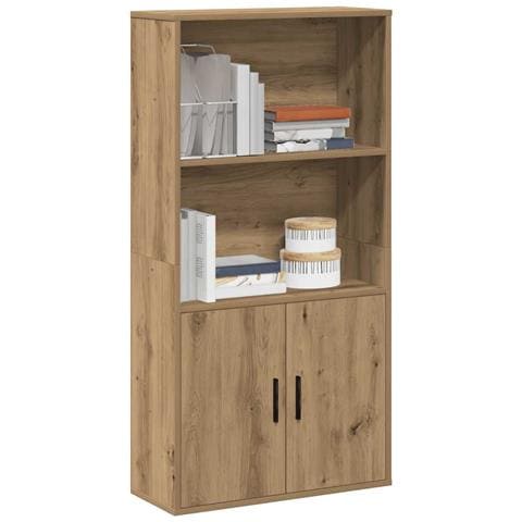 Libreria Rovere Artigianale 60x24x120 Cm In Truciolato - Foto 1