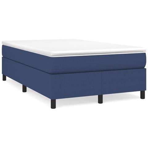 Giroletto A Molle Con Materasso Blu 120x190 Cm In Tessuto - Foto 2