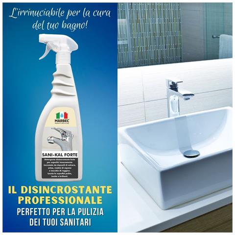 Sani-kal Forte 5lt - Disincrostante Forte Anticalcare - Foto 2