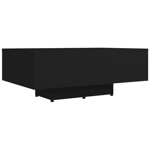 Lusso Casadino - Tavolino Da Salotto Nero 85x55x31 Cm In Legno Multistrato - Foto 1
