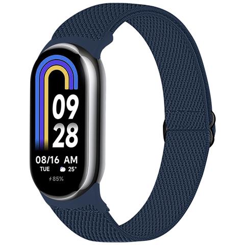 Cinturino Elastico In Nylon Per Xiaomi 8/9 (14 Mm) Blue - Foto 1
