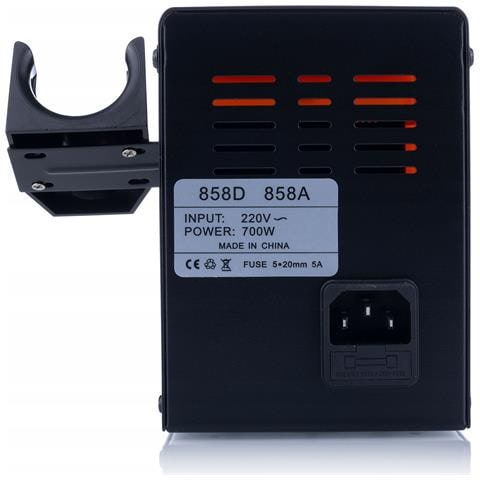 Stazione Saldante Hot-air 858d - 700w, 3 Ugelli, Tygiel 160w | Regolazione Temperatura 100-500°c | Set Con Flux Rma-223 - Foto 8