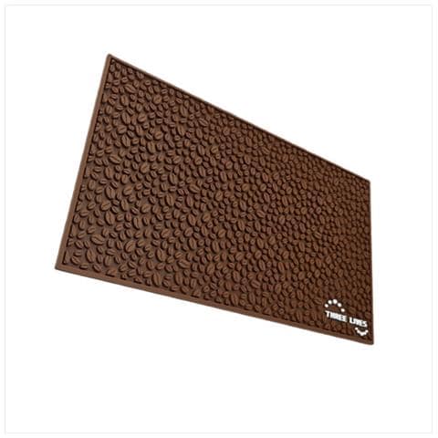 Tappetino In Silicone A Forma Di Chicco Di Caffè - Protezione Termica Per Piano Di Lavoro, Tappetino Antiscivolo Per Bar Caffè 60x35cm - Foto 1