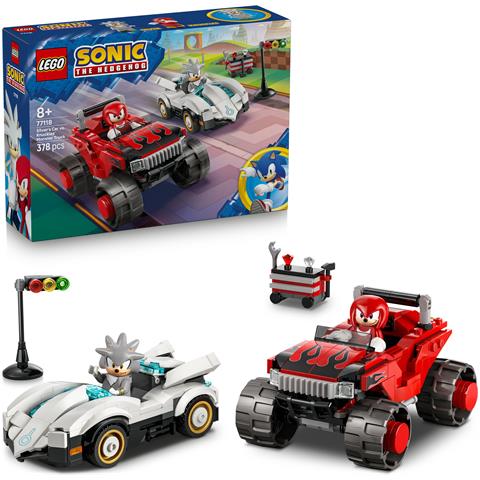 Sonic the Hedgehog Auto di Silver vs. Monster Truck di Knuckles - Foto 2