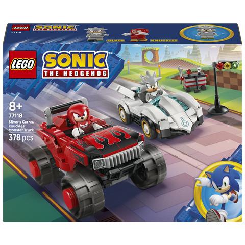 Sonic the Hedgehog Auto di Silver vs. Monster Truck di Knuckles - Foto 1