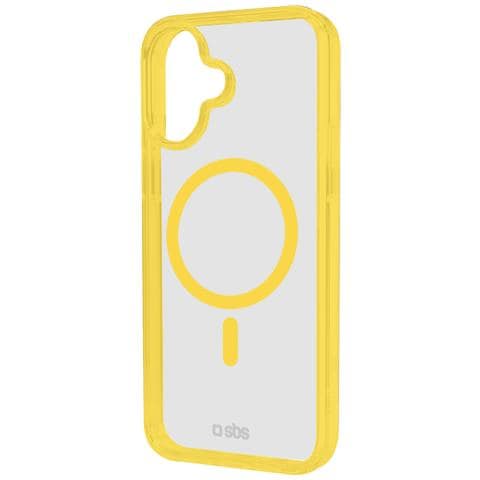 TEMAGCOLIP1661Y custodia per cellulare 15,5 cm (6.1") Cover Trasparente, Giallo - Foto 1