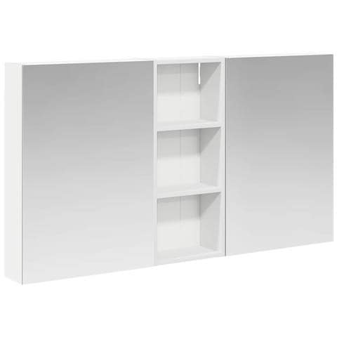 Set di Armadi da Bagno con lo scaffale 3 pcs 130 x 14,5 x 70 cm - Foto 1