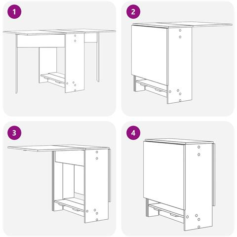 Tavolo da Pranzo 138 x 70 x 73,5 cm Legno ingegnerizzato - Foto 9