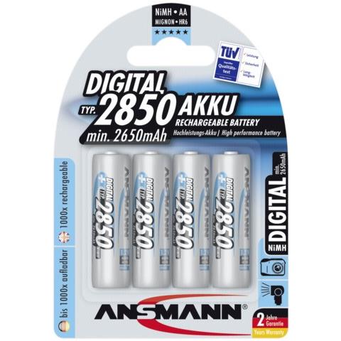 Confezione 4 Batterie Ricaricabili AA Nimh 285 Mah - Foto 3