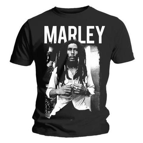 Bob Marley - Black & White (t-shirt Unisex Tg. 2xl)  - Foto 1