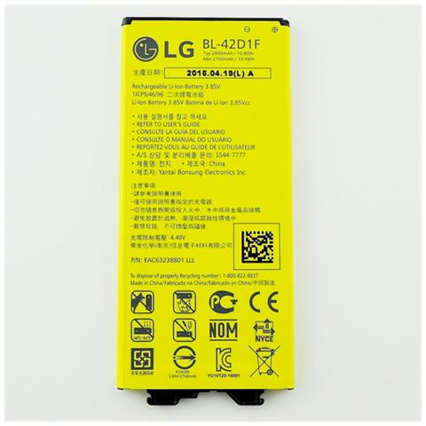 Batteria Ricambio Sostituzione 2800 Mah Lg Optimus G5 H850 Bl-42d1f Bl42d1f Eac63238901 - Foto 1