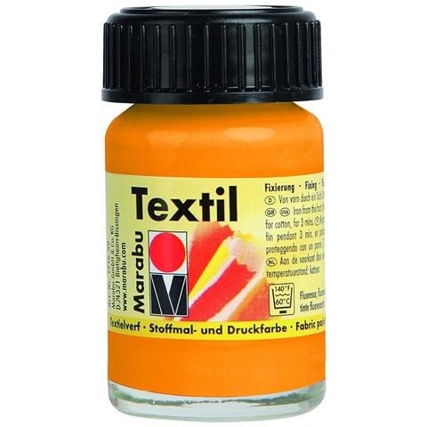 Marabu - Colori Per Tessuti ""textil Plus"" 15ml - Colore Mandarino 225 - Foto 2