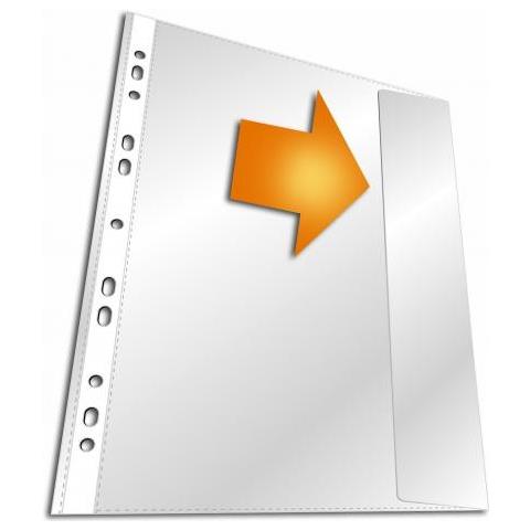 Buste Foratura Univ. ppl Aperta Sul Lato Destro Aletta Chiusura A4 5pz - Foto 1