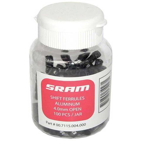 Cavi Shift Ferrules Aluminum Open 100 Units Ricambi Dei Componenti 4 Mm - Foto 1