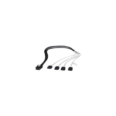 Internes Sas-kabel - Mini Sas (sff-8087) (m) Gerade Bis Sata (m) Gerade - 70 Cm (2166) - Foto 3