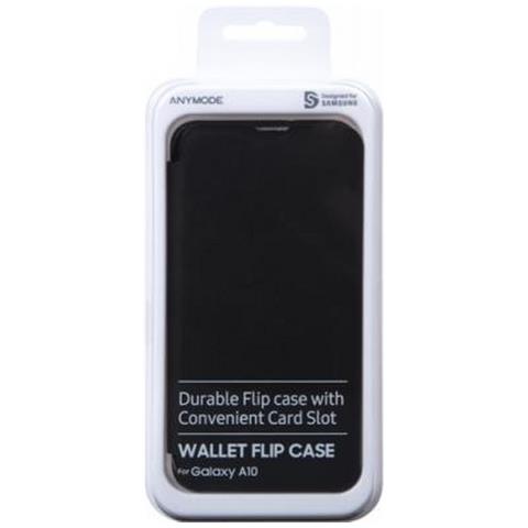 Custodia Protettiva A Portafoglio Per Samsung A10 Per Samsung - Nera - Foto 4