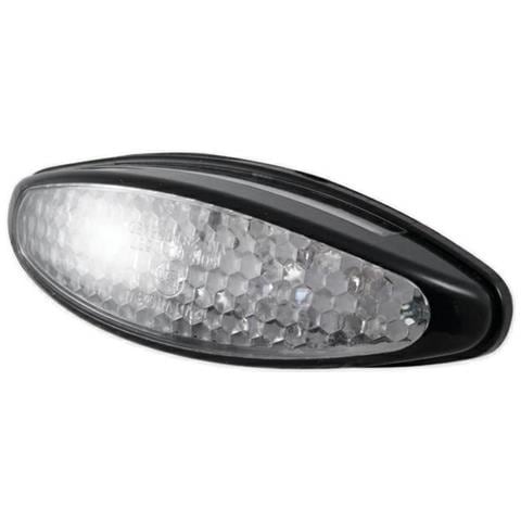 Fanale Faro Posteriore Moto Universale Omologato Luce Stop Targa Led Nero - Foto 1