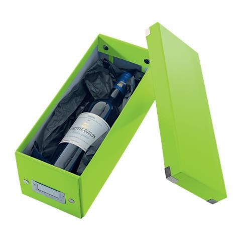 Leitz Cd-ablagebox Click & Store Wow, Grn Aus Hartpappe Mit Pp-folie Kaschiert, Fr 165 Cds In Papier - 1 Stck (6041-00-54)  - Foto 2