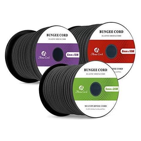 Elastic Bungee Cord 100 Cord Stretch Shock Per Il Bungee Cinghie Merci Nets Elementi Protezione Crafting Progetti (1 Pc) - Foto 1