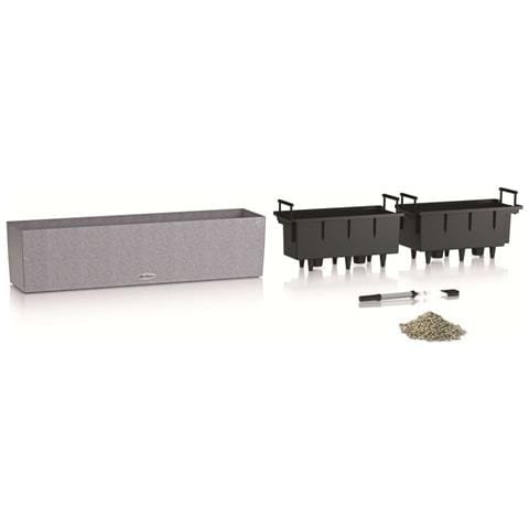 Fioriera BALCONERA Stone 80 ALL-IN-ONE Grigia - Foto 6