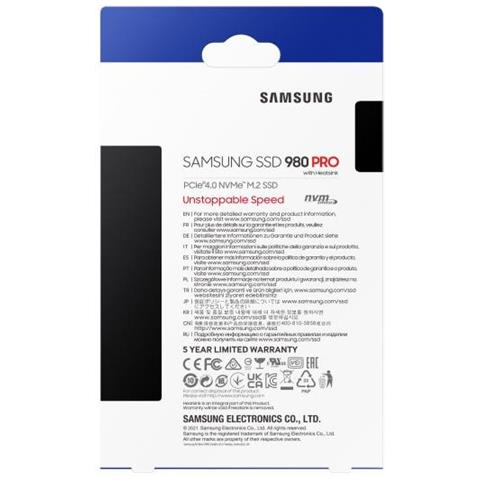 SSD 2 TB Serie 980 PRO M. 2 Interfaccia PCI Express 4.0 - Foto 6