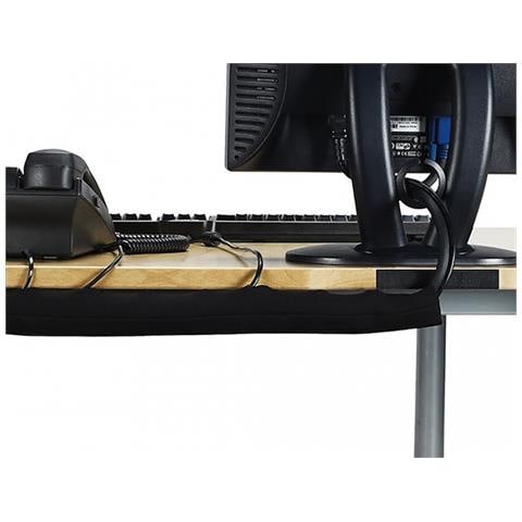 Manicotto intrecciato con chiusura a strappo resistente al calore da 10 m x 20 mm nero - Foto 4