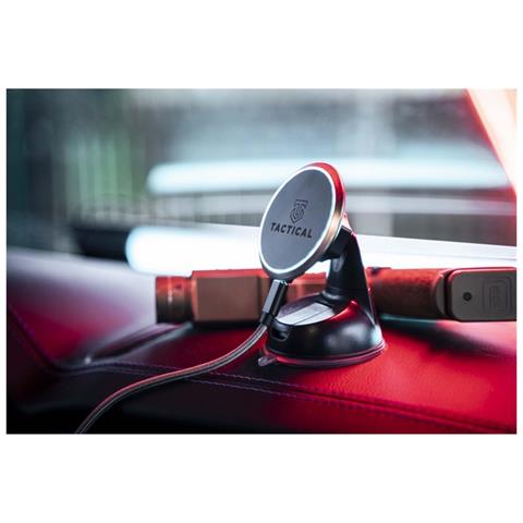 Supporto Auto Flare Magforce Con Caricabatterie Auto Wireless Charger Qi 15w Black - Foto 5