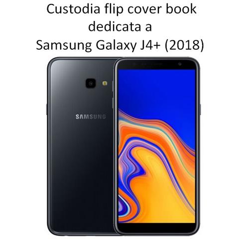 Smart Book Custodia Poket Silicone Flip Cover Case Per Lg K10 (2017)  Black - Foto 2