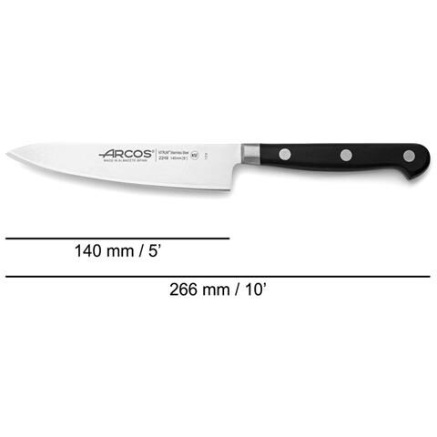 Set Di Coltelli Da Cucina Della Serie Opera, Lama In Acciaio Inossidabile Nitrum® E Manico In Poliossimetilene (pom), In Nero - Foto 1