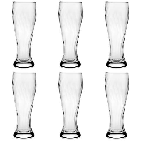 Bicchieri Birra, Calici Birra - Per Birra Di Frumento, Set Di 6 - 665ml - Foto 1