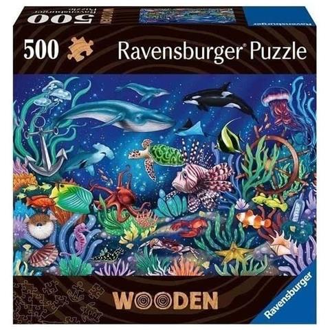 Puzzle Ravensburger Colorful Marine World 00017515 500 Pezzi - Foto 1