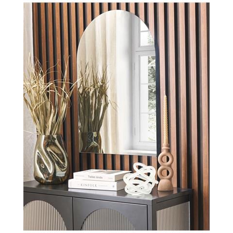 Specchio Annecy 50 Cm 75 Cm Argento - Foto 1