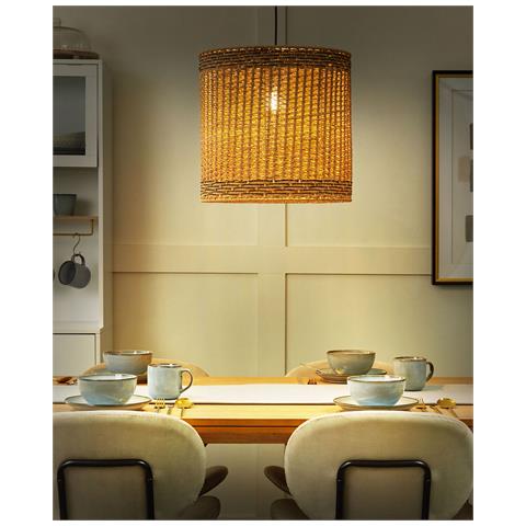 Lampadario Luapula Corda Di Carta Naturale - Foto 1