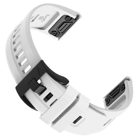 Cinturino Orologio In Silicone Per Garmin Fenix 7x White - Foto 2