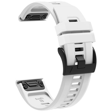 Cinturino Orologio In Silicone Per Garmin Fenix 7x White - Foto 3
