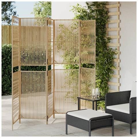 Paravento Giapponese Shoji 3 Pannelli - Legno E Carta Di Riso, Marrone - Foto 13