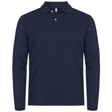 Stretch Premium Polo L /s Blu Scuro M - Foto 1
