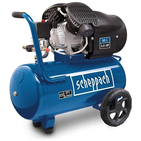 Compressore Aria 50lt Lubrificato 10bar 3.0hp Portata 371lt/min Hc500 - Foto 1
