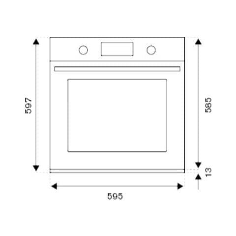 Forno a Gas da Incasso F605PROGKX Capacità 76 L Multifunzione Ventilato Colore Acciaio Inossidabile - Foto 5