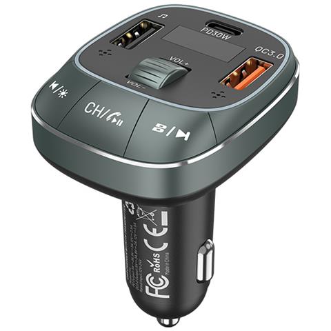 FFLB0 Caricabatterie per dispositivi mobili Universale Nero Accendisigari Ricarica rapida Auto - Foto 1