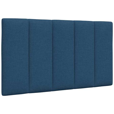 Cuscino Testiera Blu 80 Cm In Tessuto - Foto 1