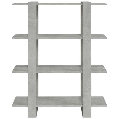 Lusso Casadino - Libreria/divisorio Grigio Cemento 100x30x123,5 Cm - Foto 2