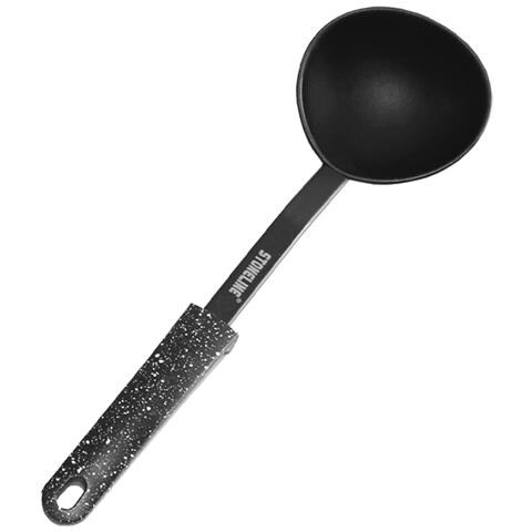 Mestolo Da Minestra 32 cm Utensili Da Cucina, Plastica, Nero, 31.9 x 9.9 x 5.9 cm - Foto 1