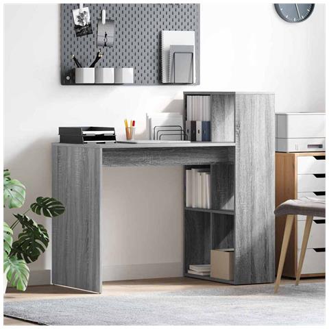 Scrivania Grey Sonoma Legno ingegnerizzato, laminato Medio - Foto 2