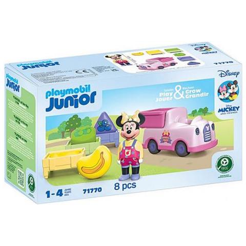 Junior 71770 Minnie Con Carretto Della Frutta, Disney, 8 Pezzi, Dai 12 Mesi - Foto 1